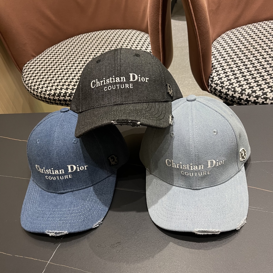 [TOP] Christian Dior Baseball Hat - 3 Colour