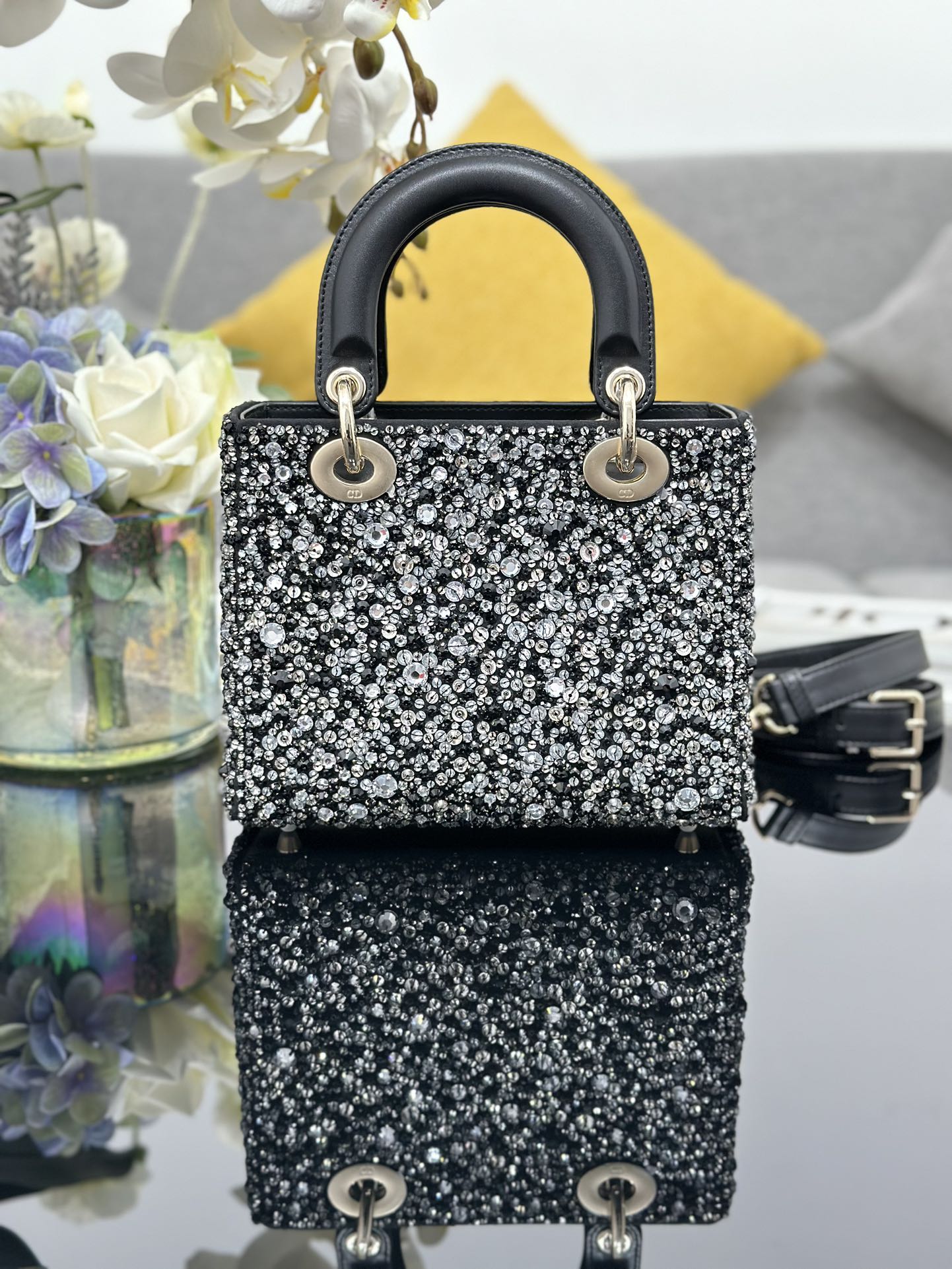 [TOP] Christian Dior Pearl Lady Christian Dior Bags 20x16.5x8cm - 3 Colors