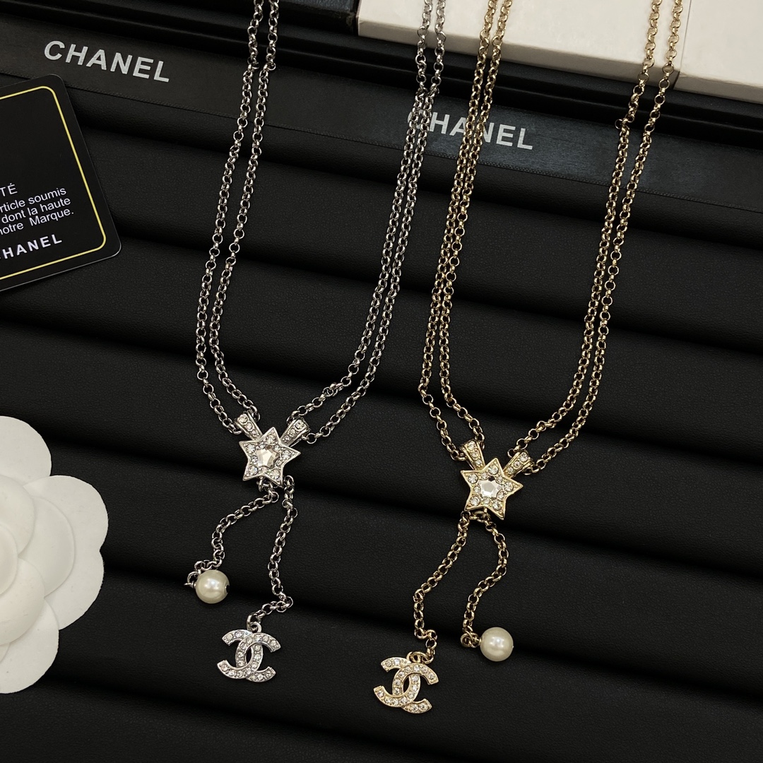 [TOP] CHANEL CC Necklace - 2 Color