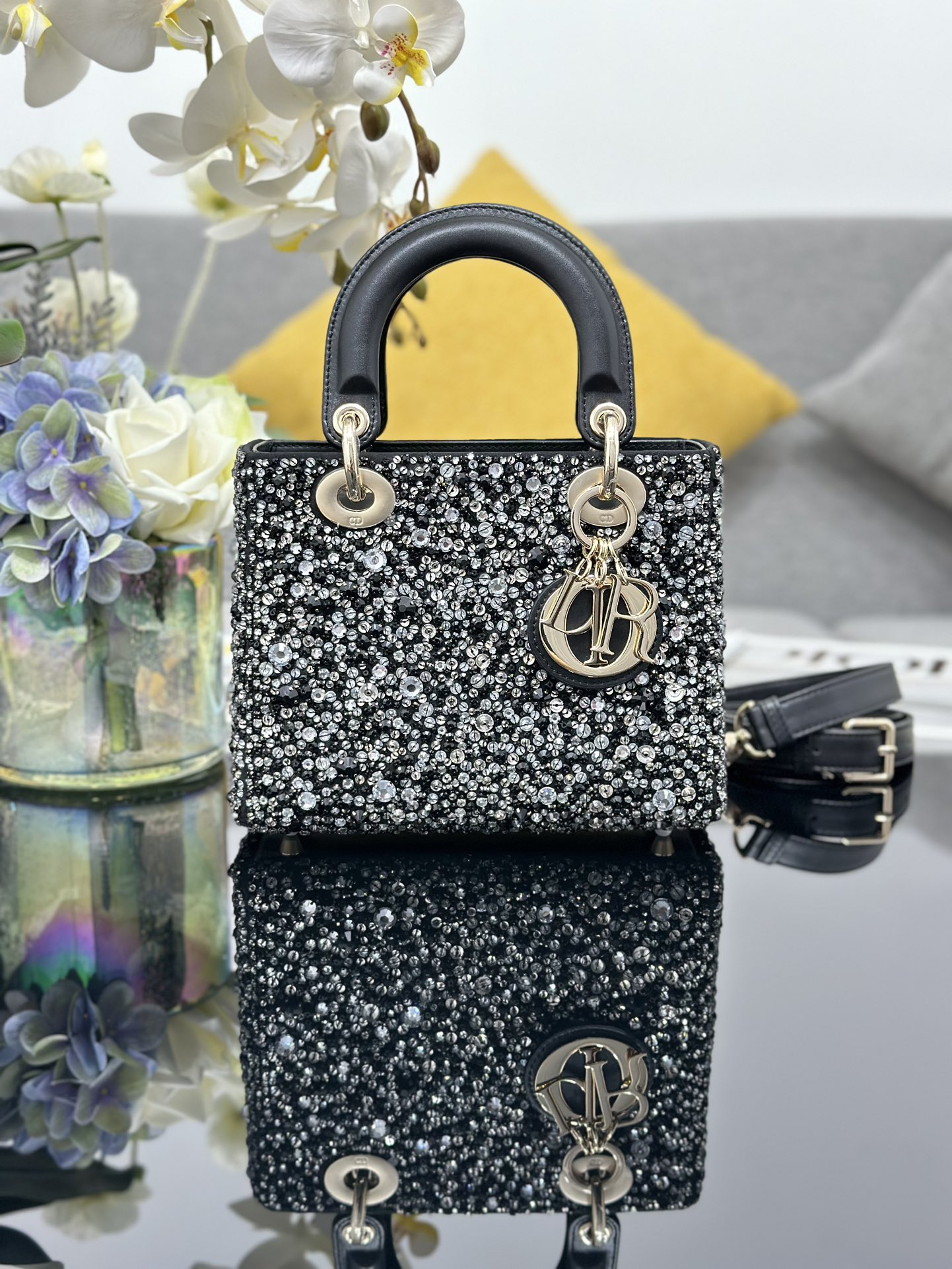 [TOP] Christian Dior Pearl Lady Christian Dior Bags 20x16.5x8cm - 3 Colors