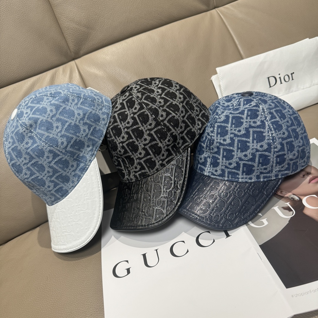 [TOP] Christian Dior Baseball Hat - 3 Colors