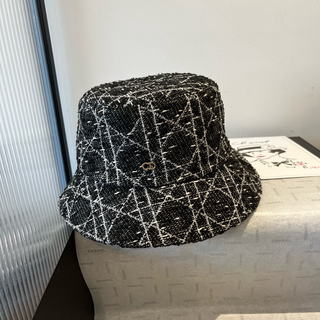 [TOP] Christian Dior Fisherman's Hat - Black