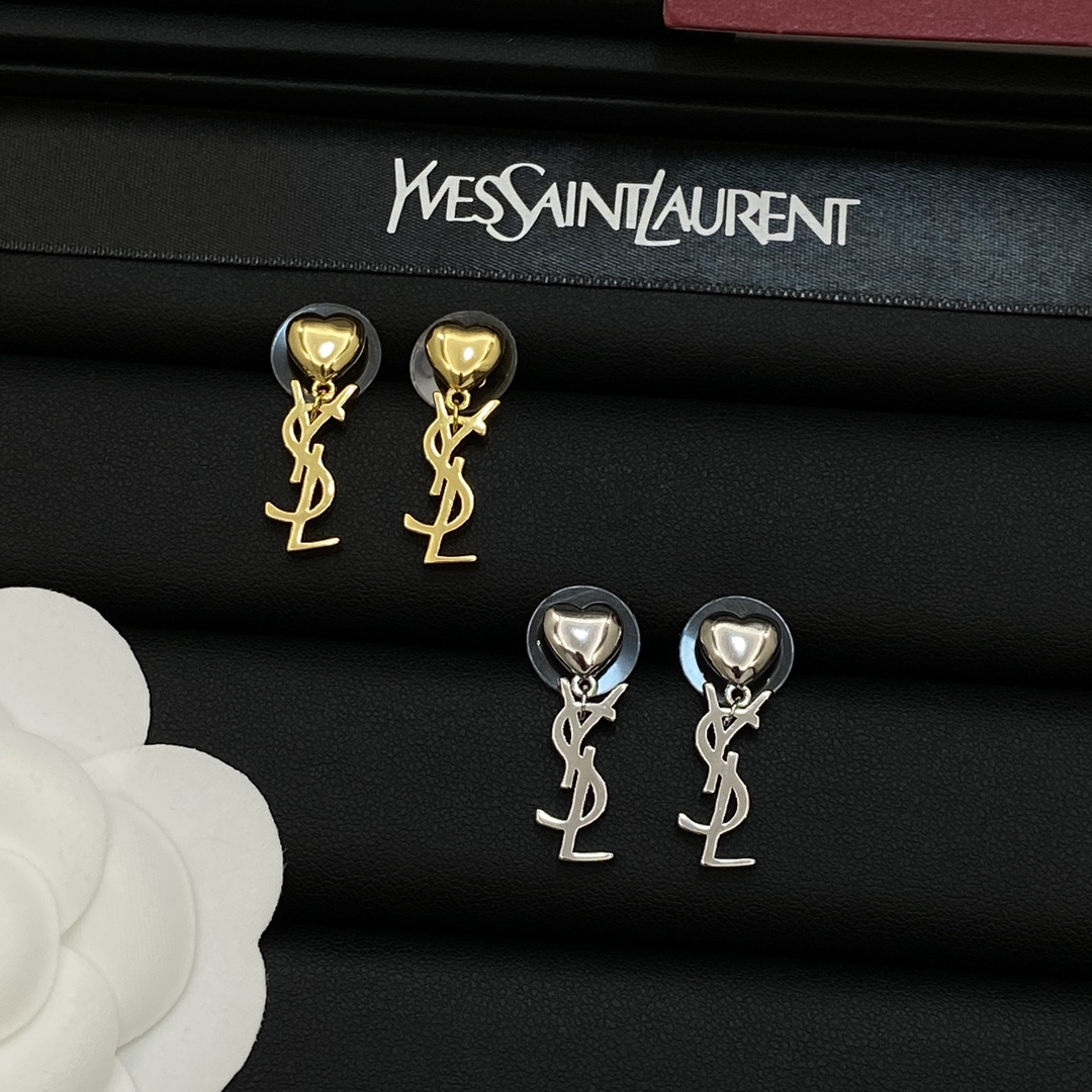 [TOP] Yves Saint Laurent YSL Earrings - 2 Colors