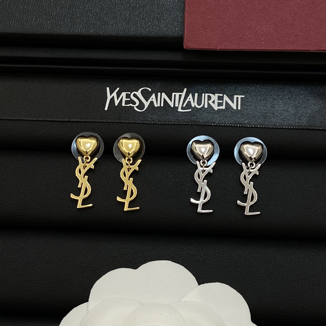 [TOP] Yves Saint Laurent YSL Earrings - 2 Colors