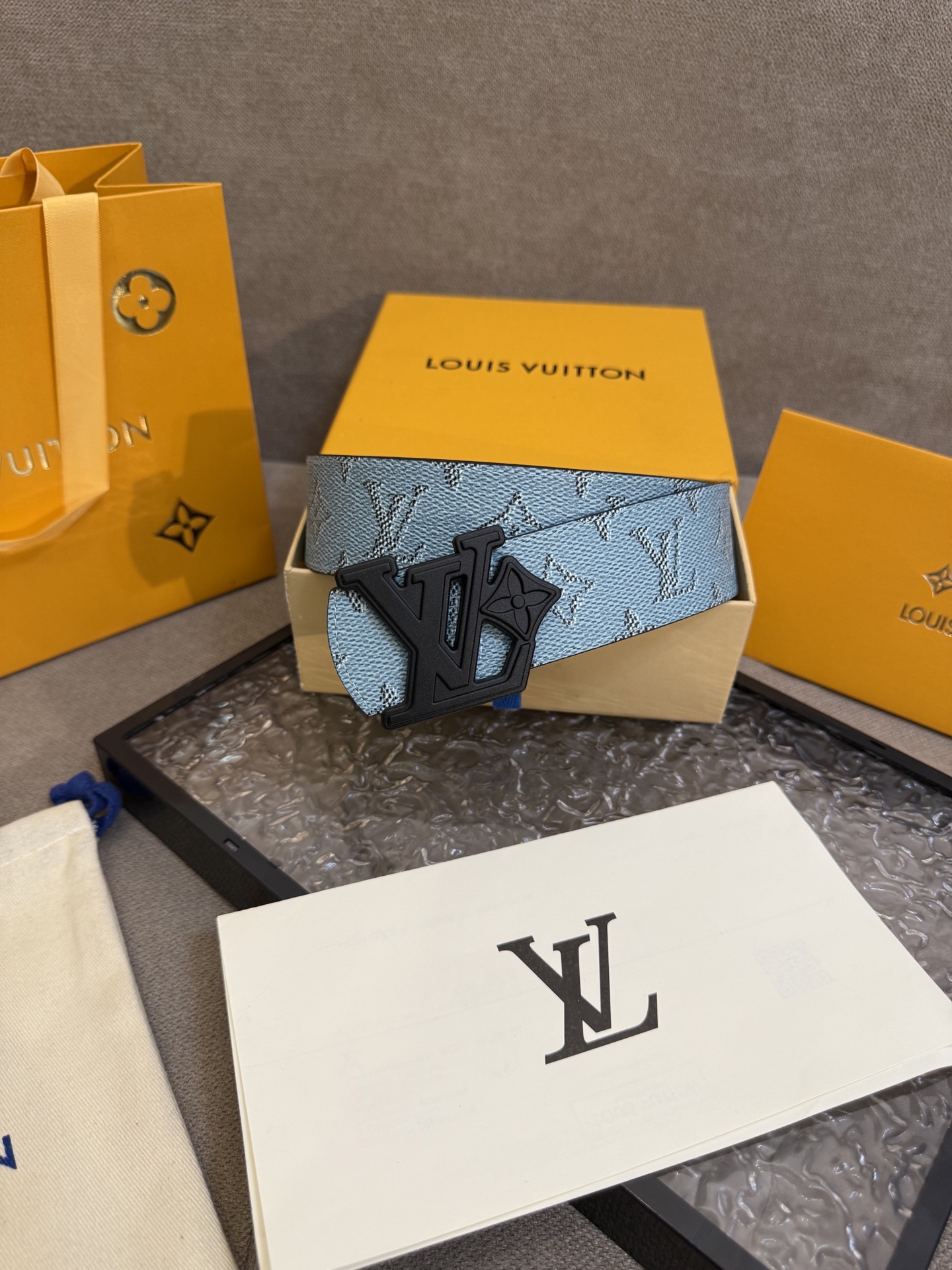 [TOP] Louis Vuitton LV  Belt - Blue