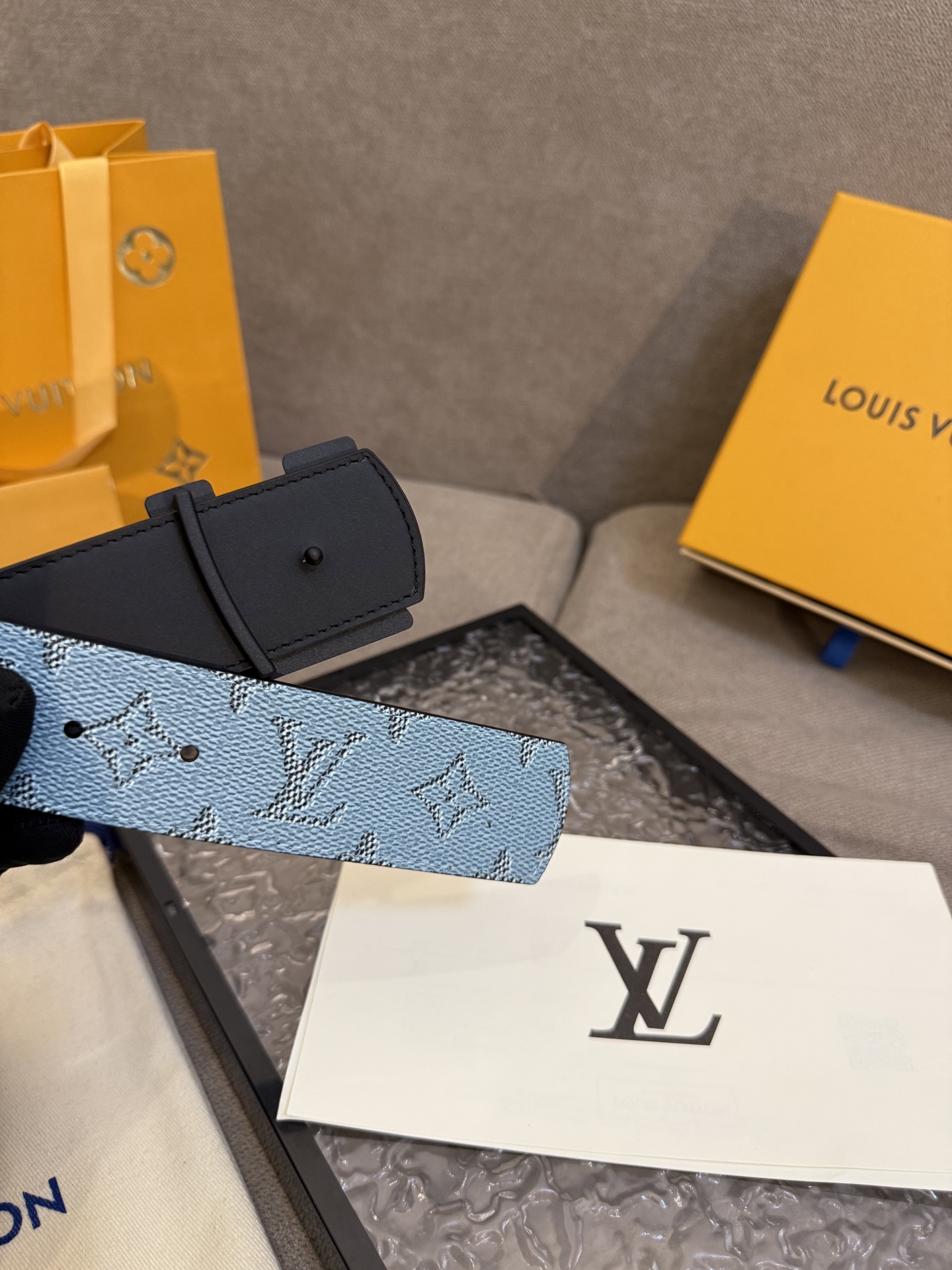 [TOP] Louis Vuitton LV  Belt - Blue