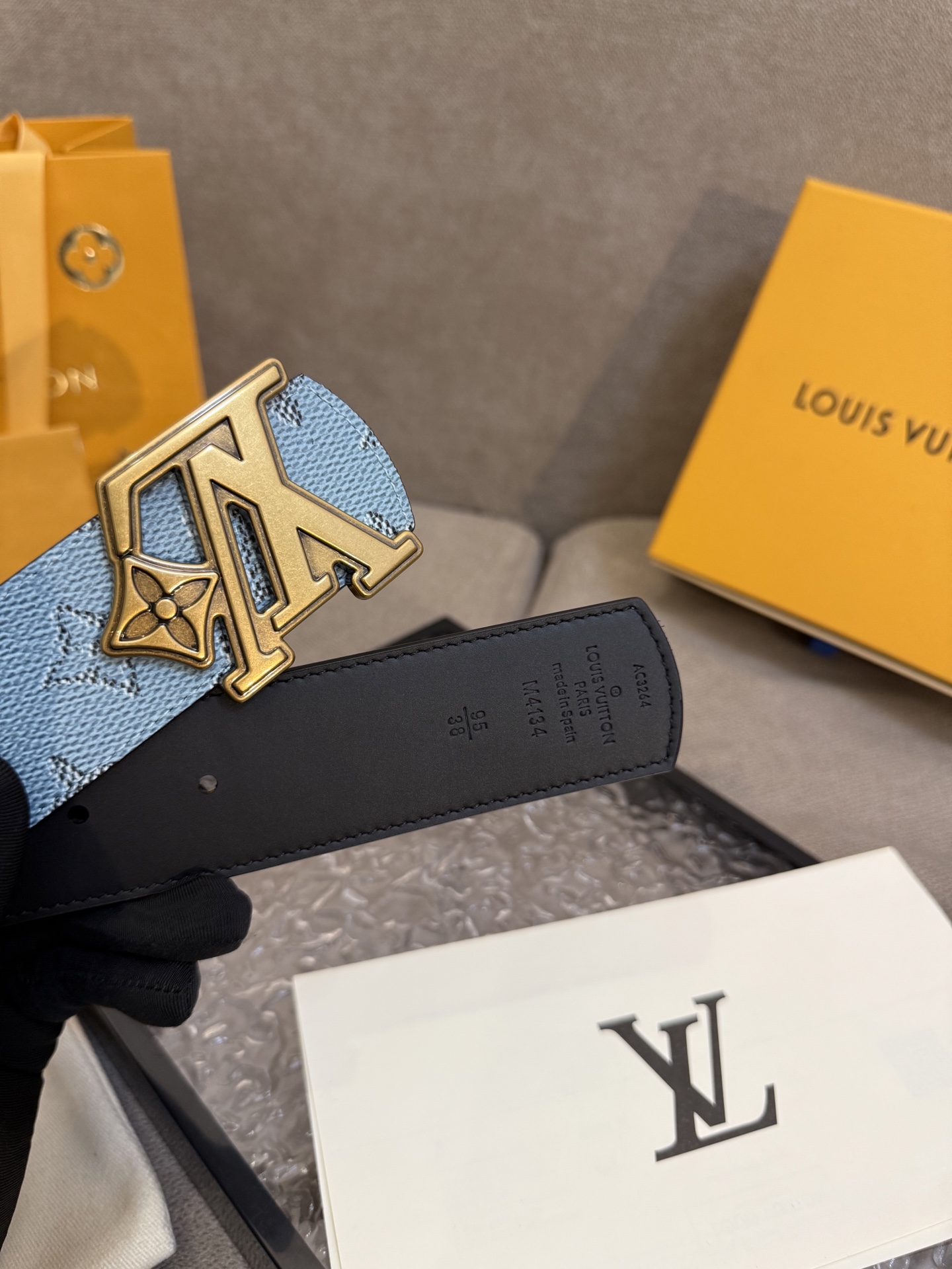 [TOP] Louis Vuitton LV  Belt - Blue