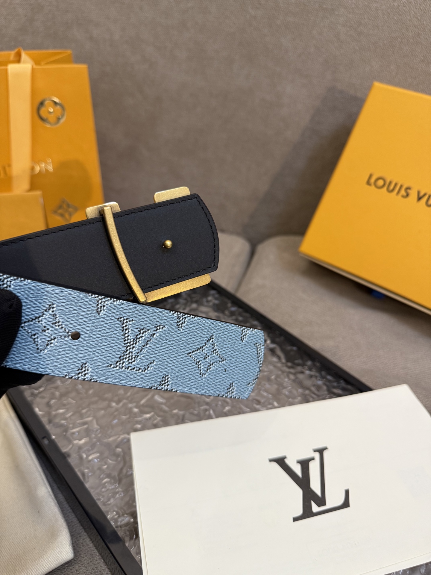 [TOP] Louis Vuitton LV  Belt - Blue