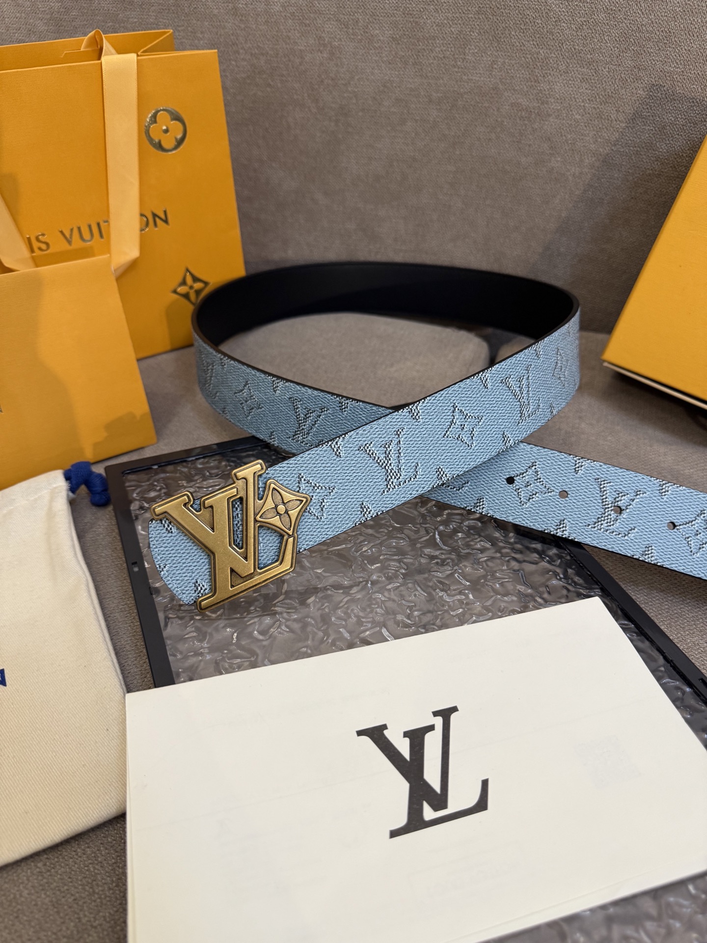 [TOP] Louis Vuitton LV  Belt - Blue