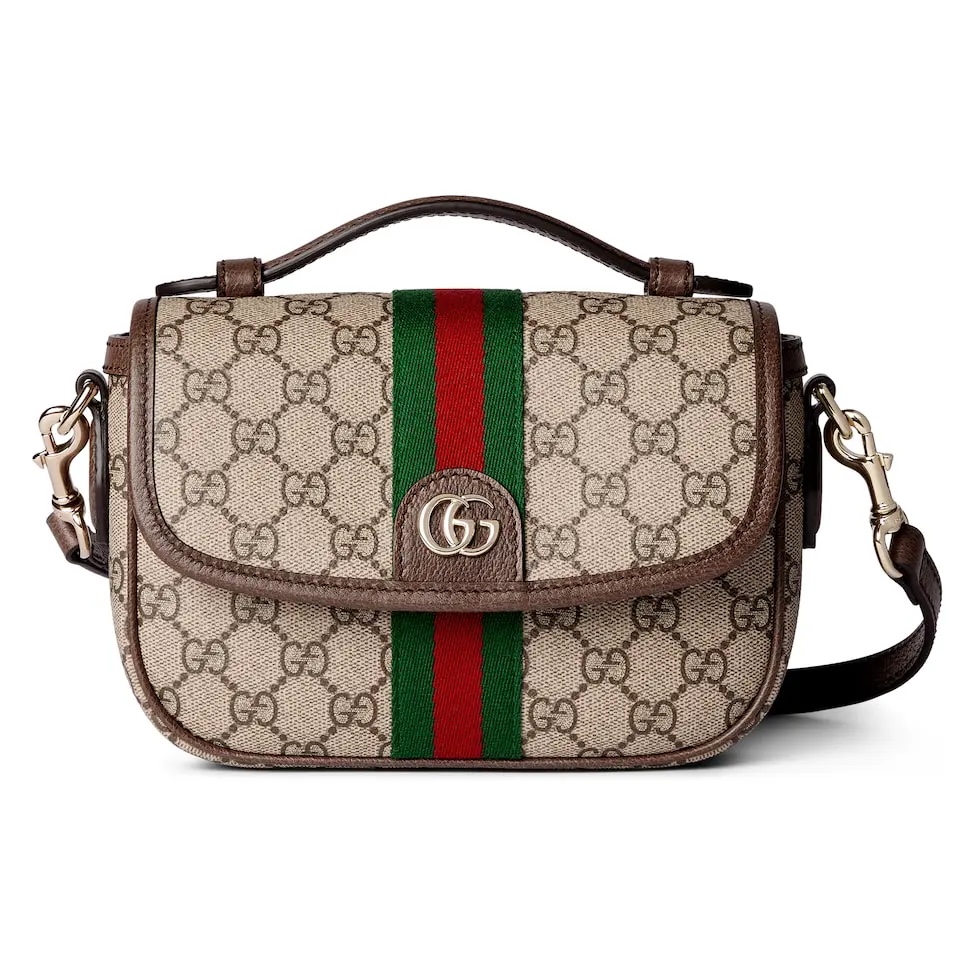 [TOP] GUCCI Ophidia Shoulder Bag 20 x 16 x 5 cm - Brown