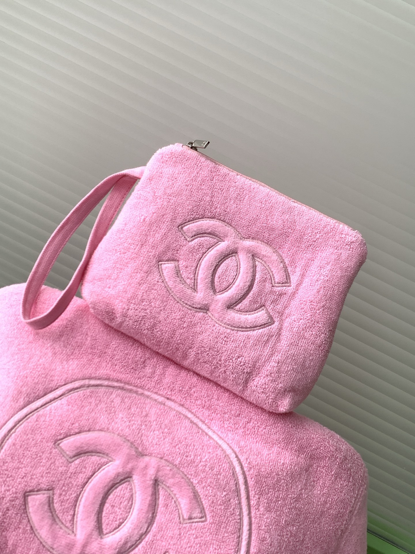 [TOP] CHANEL Coco Beach Bag 38-58-20 cm - Pink