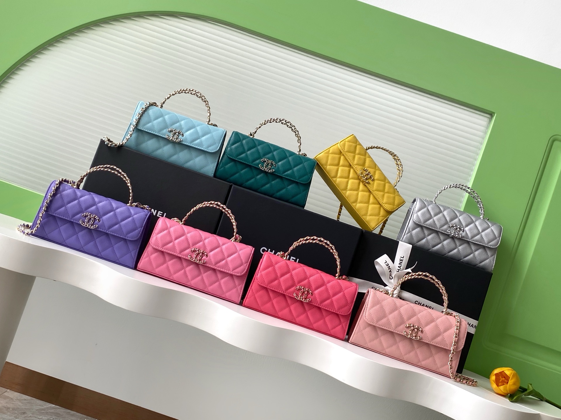 [TOP] CHANEL Coco  Handle Bag 10-18-4.5 cm - 8 Colors