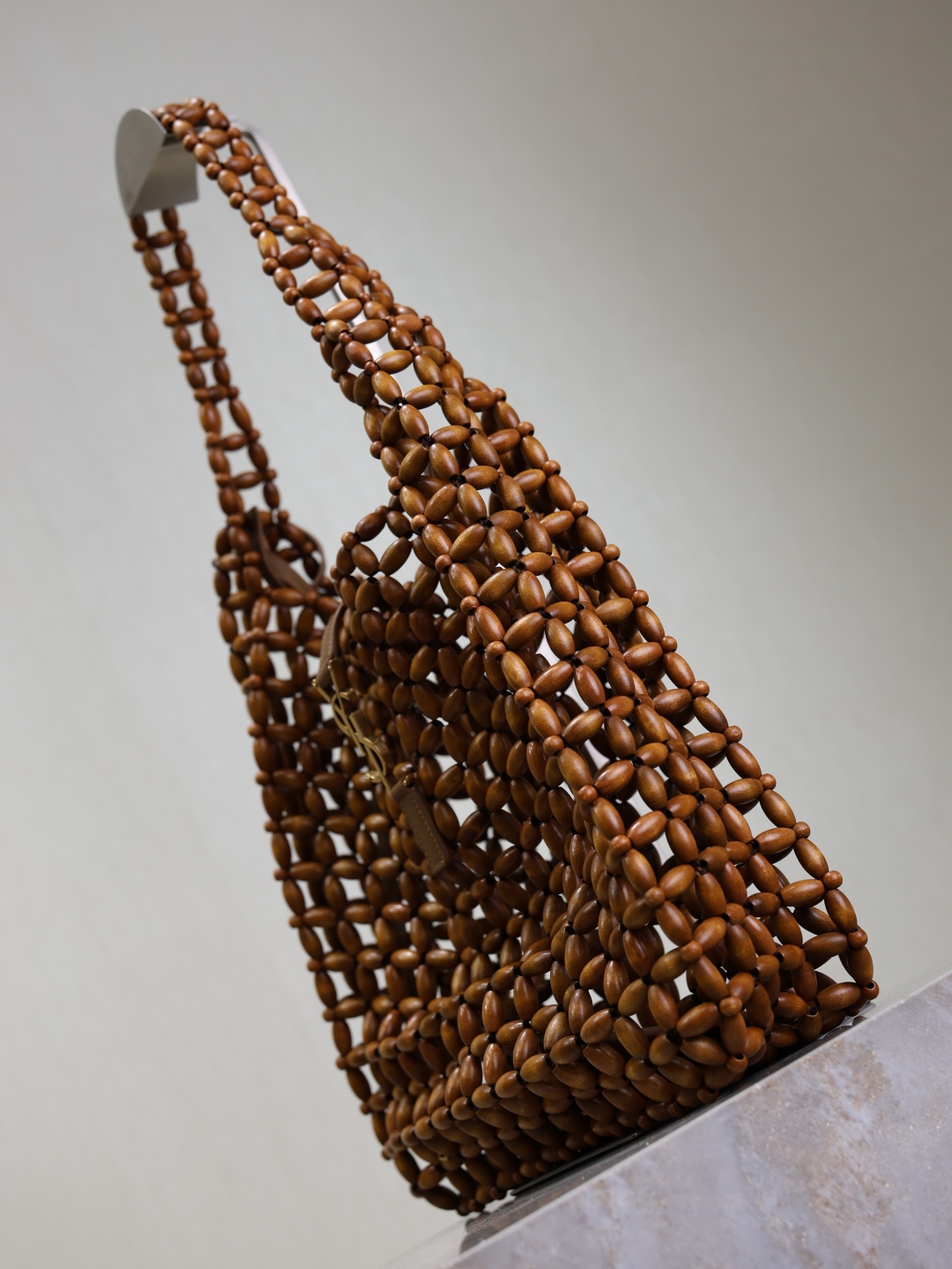 [TOP] Yves Saint Laurent YSL Le 5A7 Bag Hand-Woven Bag 23×22×8.5cm/30×35×10cm - Brown