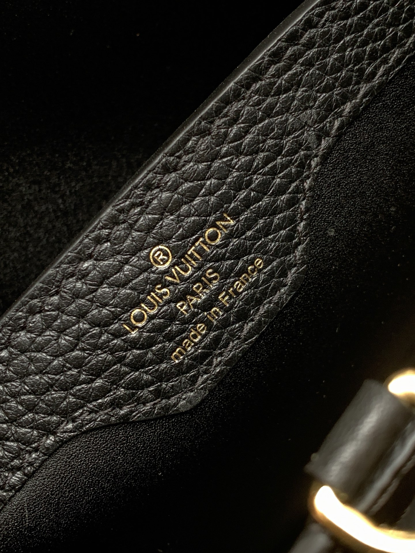 [TOP] Louis Vuitton LV Capucine Bag 16cm/21cm/27cm - Black