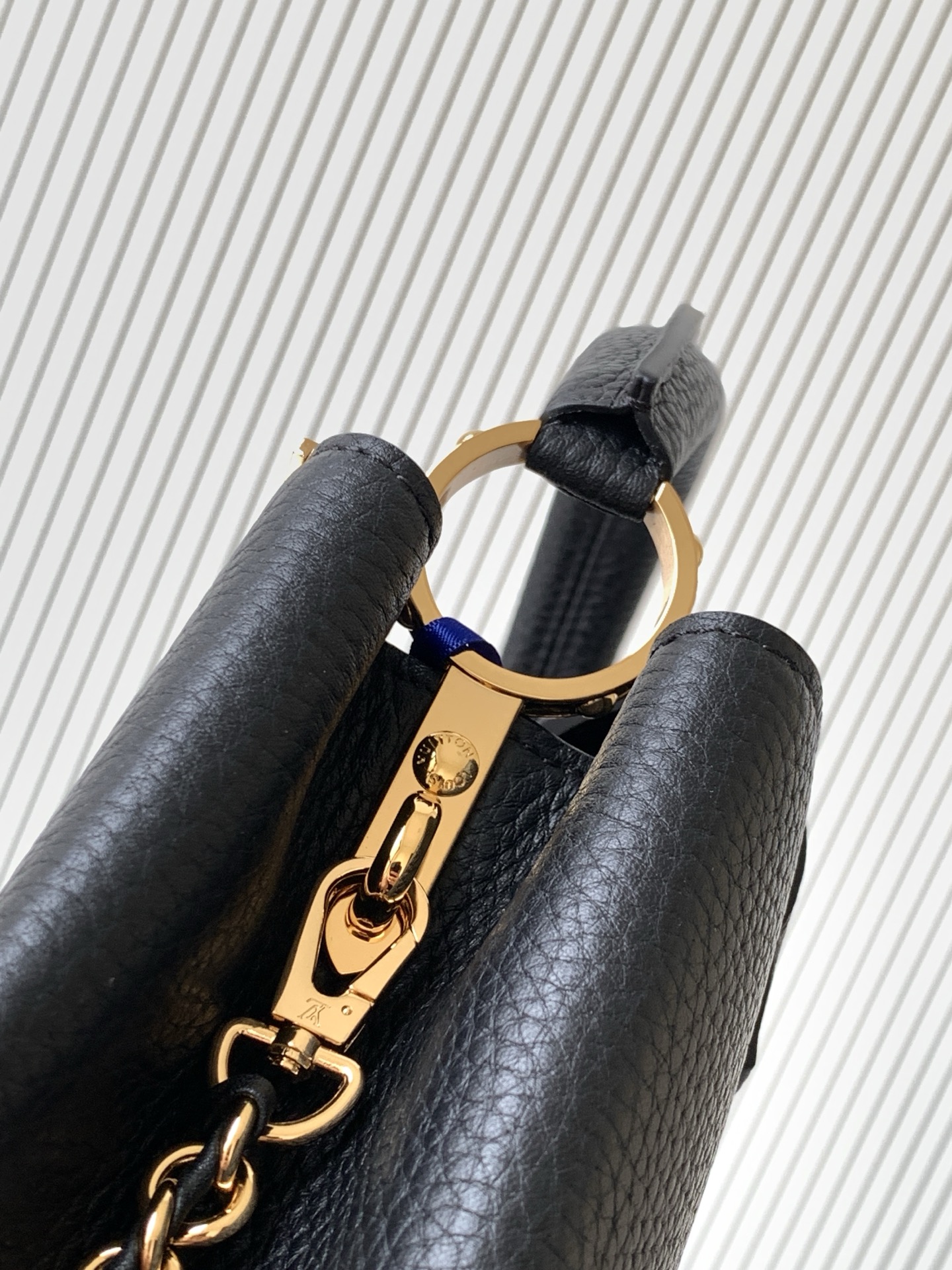 [TOP] Louis Vuitton LV Capucine Bag 16cm/21cm/27cm - Black