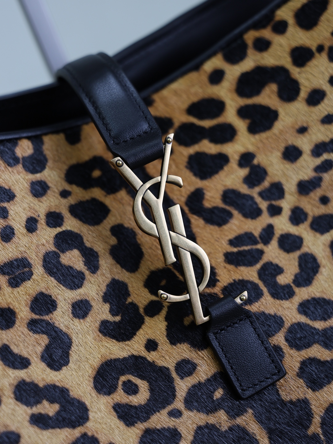 [TOP] Yves Saint Laurent YSL Hobo Bag 50×28×18cm - Brown