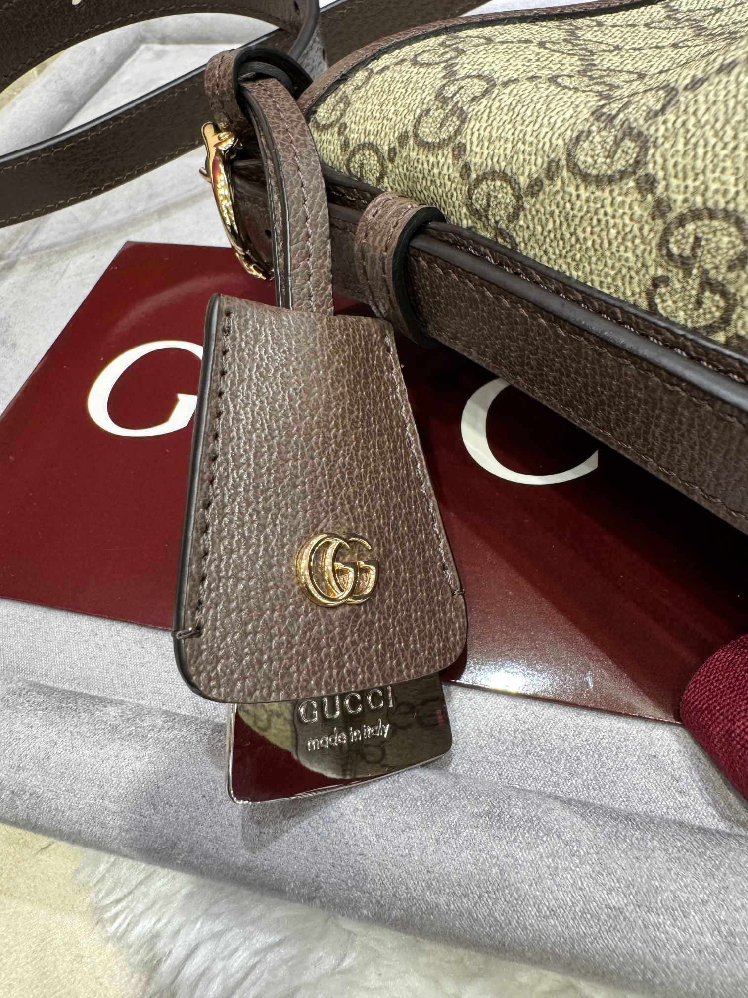 [TOP] GUCCI Ophidia Hobo Bag 23 x 21 x 12 cm - Brown
