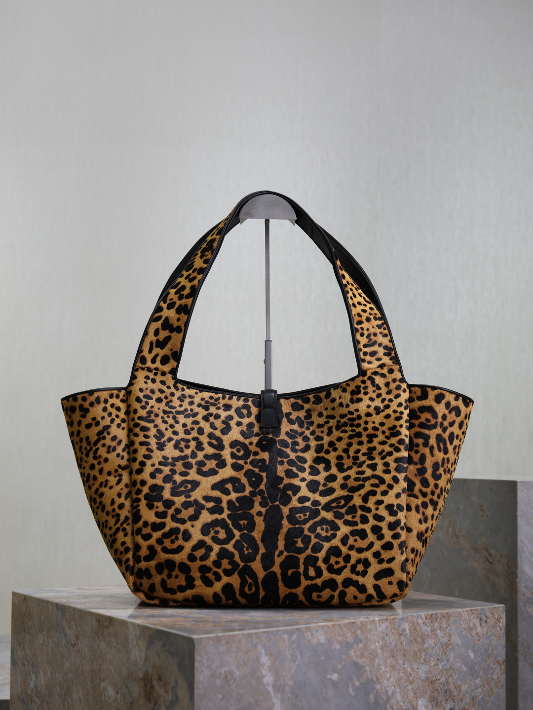 [TOP] Yves Saint Laurent YSL Hobo Bag 50×28×18cm - Brown
