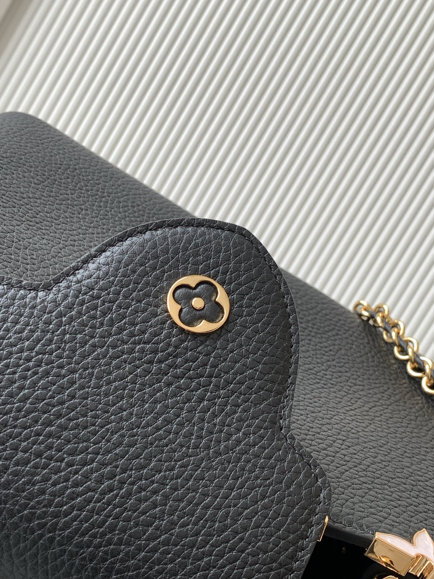 [TOP] Louis Vuitton LV Capucine Bag 16cm/21cm/27cm - Black