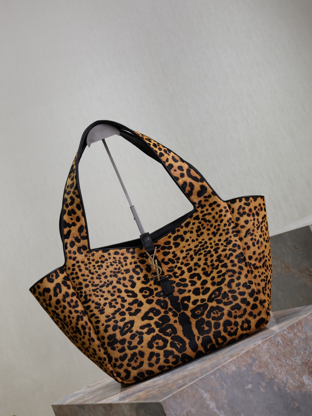 [TOP] Yves Saint Laurent YSL Hobo Bag 50×28×18cm - Brown