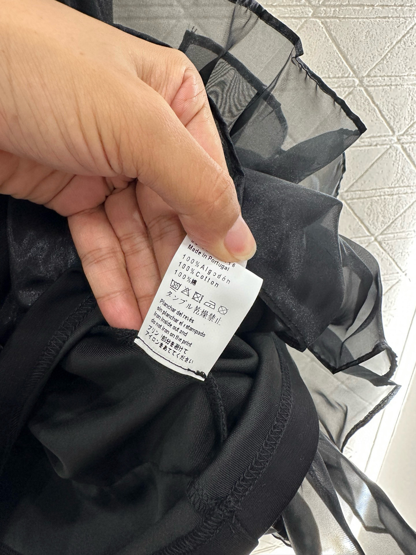 Only One [TOP] LOEWE Short-Sleeved Dress - Black - No refund or exchange