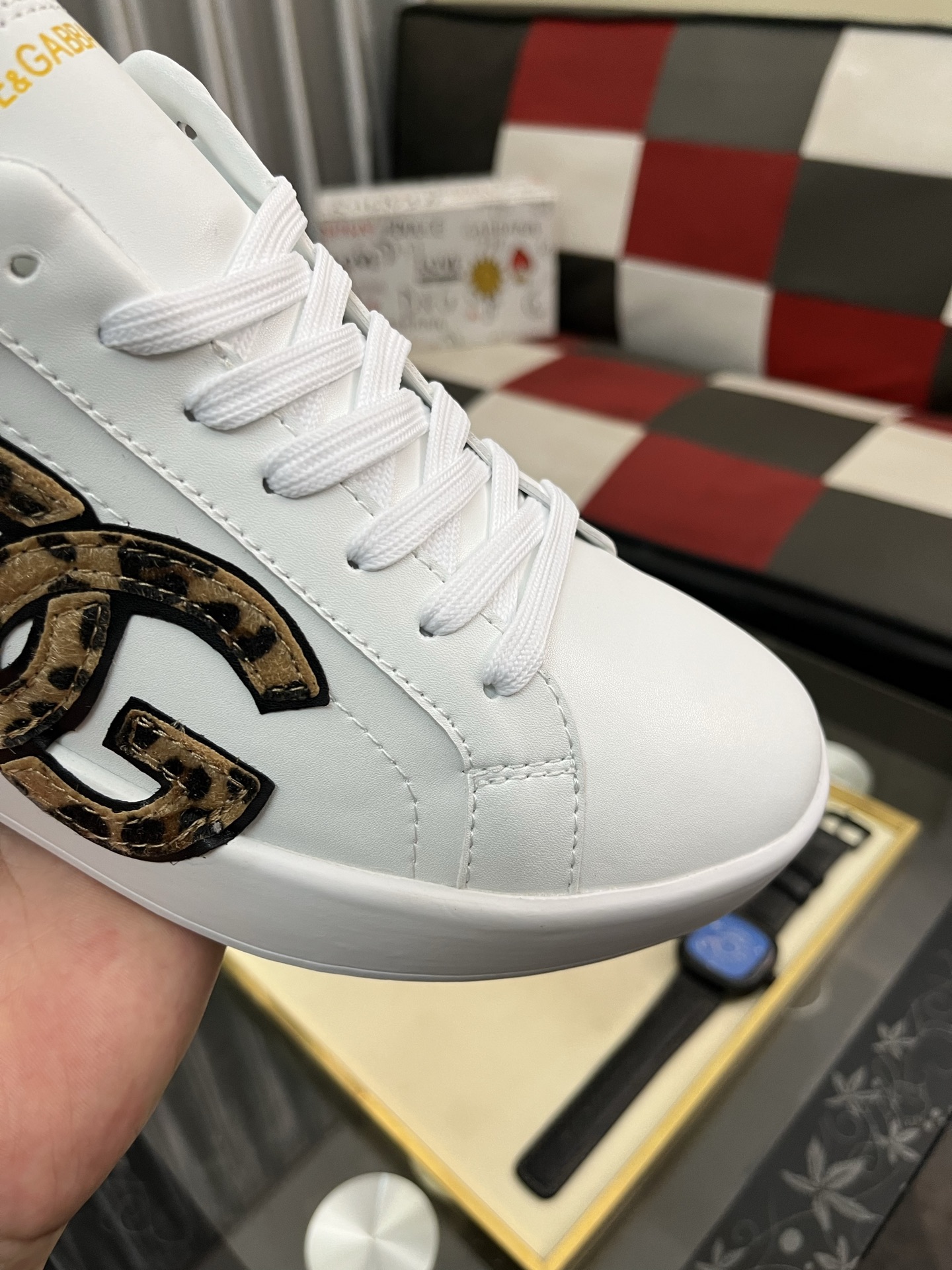 [TOP] Dolce & Gabbana D&G Men's Sports Casual Shoes - White