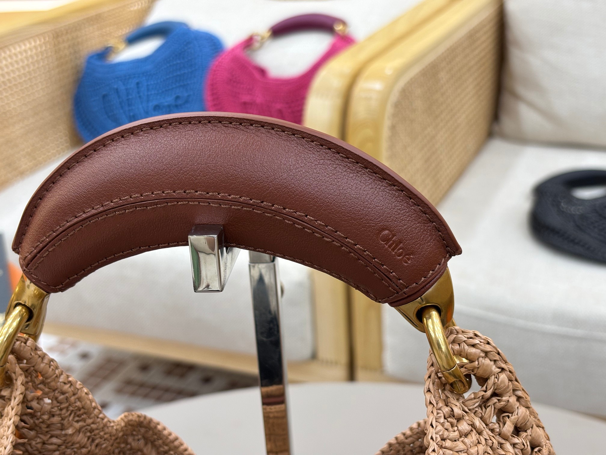 [TOP] Chloe Summer Banana Bag 36*21.5*2cm - Brown