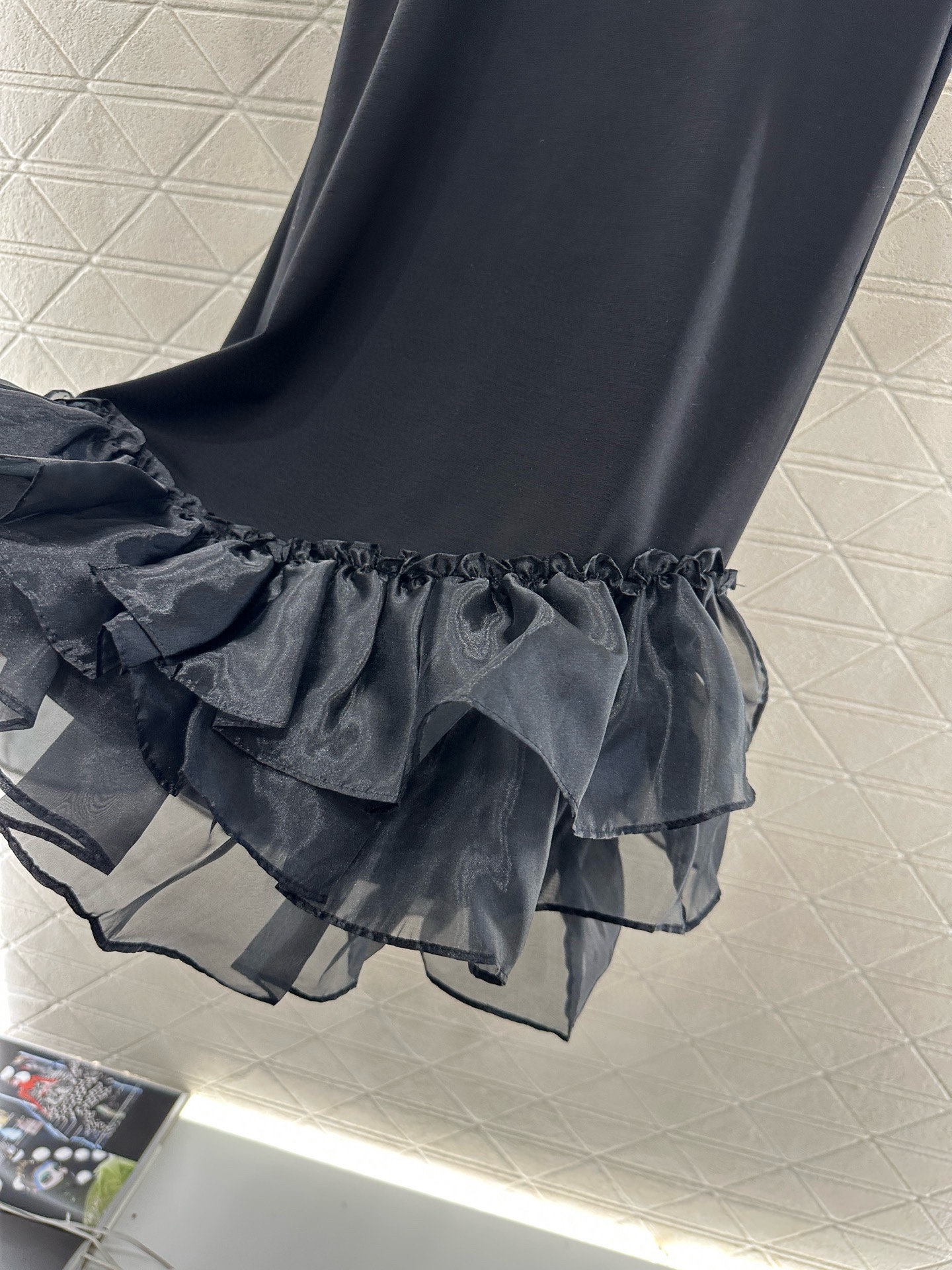 Only One [TOP] LOEWE Short-Sleeved Dress - Black - No refund or exchange