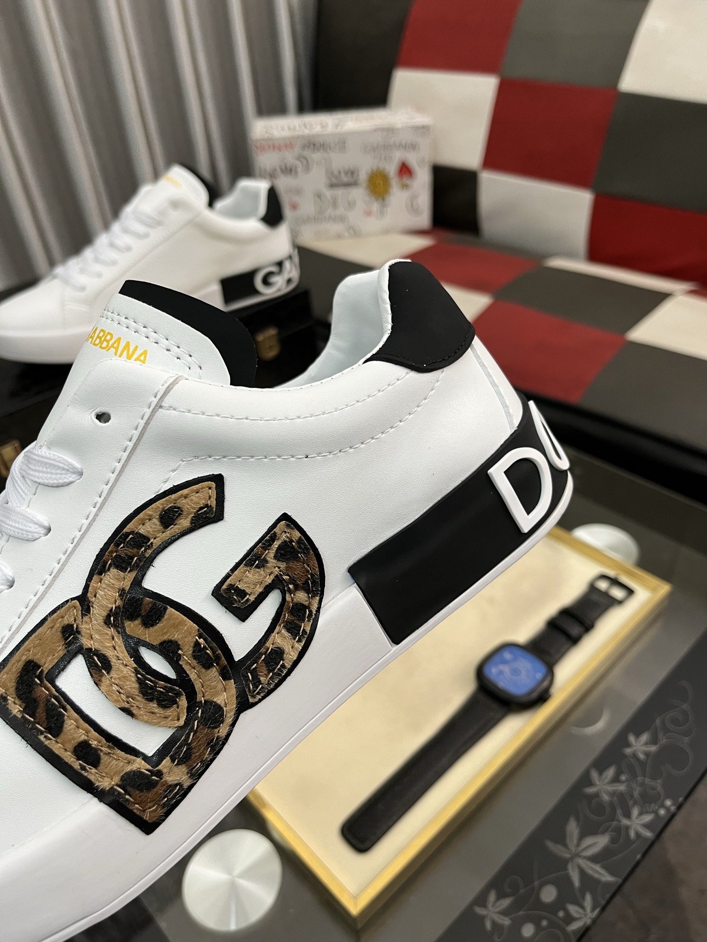 [TOP] Dolce & Gabbana D&G Men's Sports Casual Shoes - White