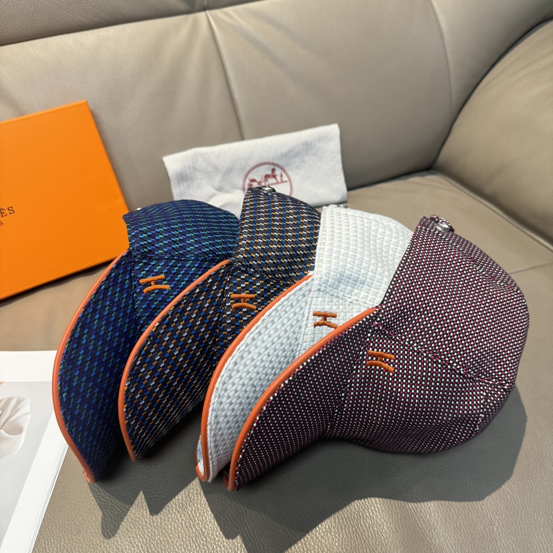 [TOP] HERMES Baseball Hat - 4 Colors