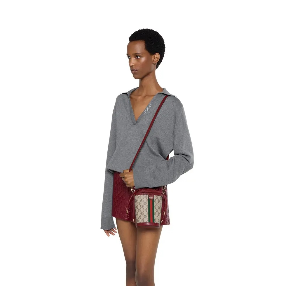 [TOP] GUCCI Ophidia Shoulder Bag 11.5 x 23 x 8 cm - Brown