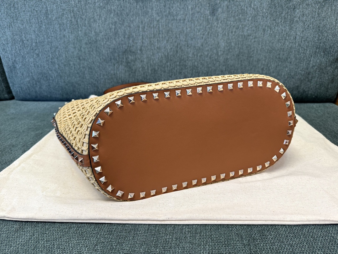 [TOP] VALENTINO GARAVANI Tote Bag  30x14x30cm - Brown