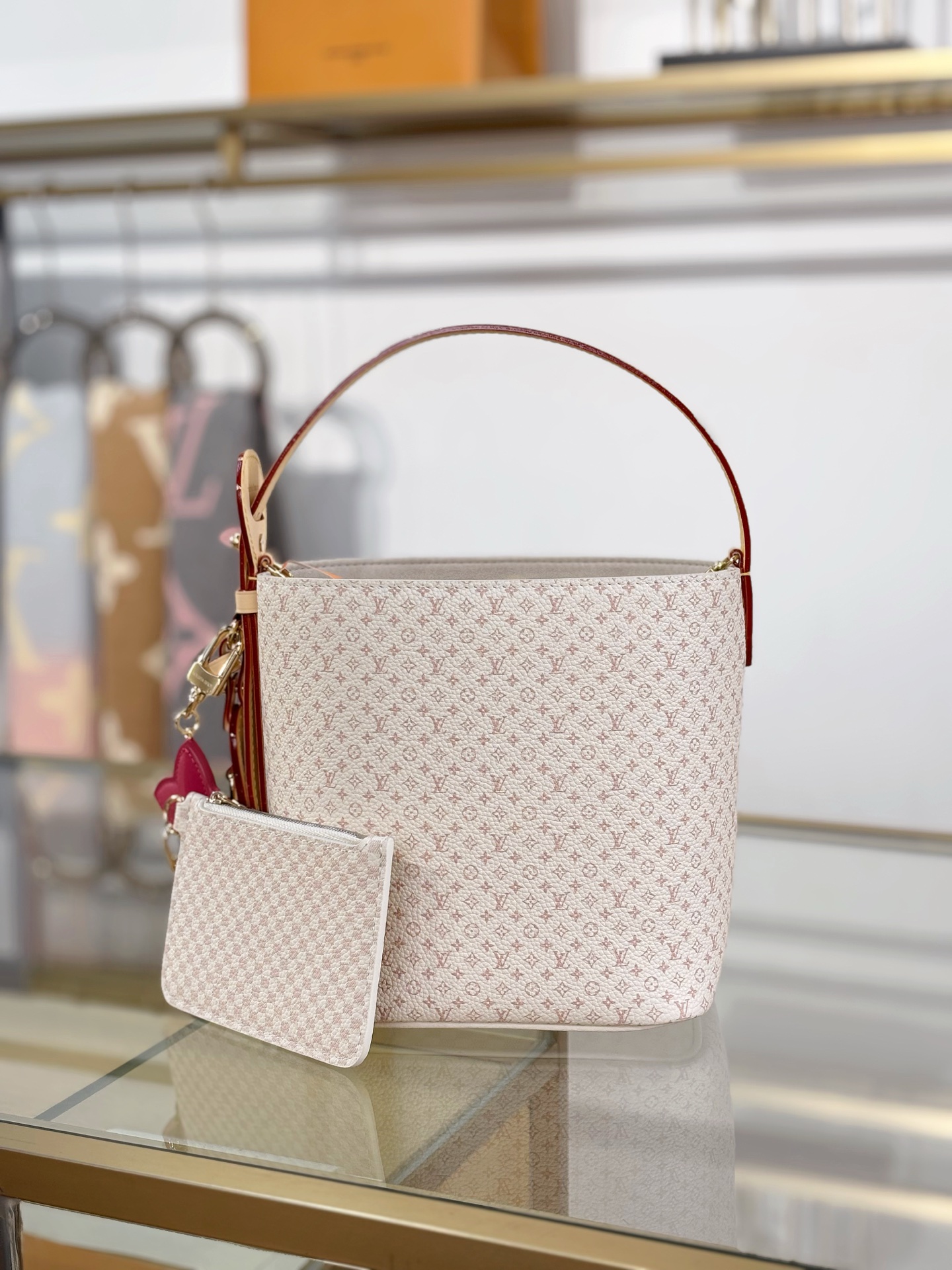 [TOP] Louis Vuitton LV All In BB Handbags 16x18x12cm - Beige