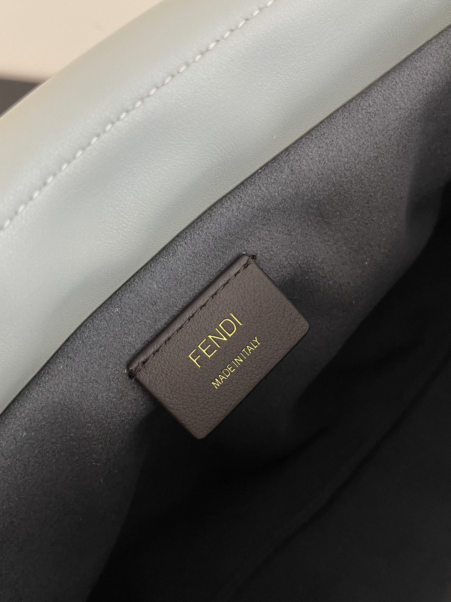 [TOP] FENDI Mamma Baguette Bag 26.5x8.5x18cm - Matcha Green