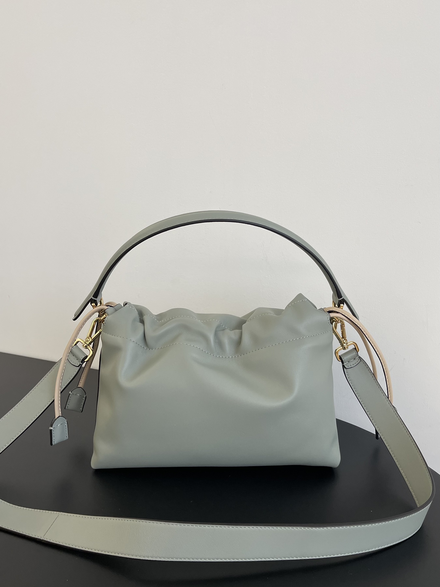 [TOP] FENDI Mamma Baguette Bag 26.5x8.5x18cm - Matcha Green