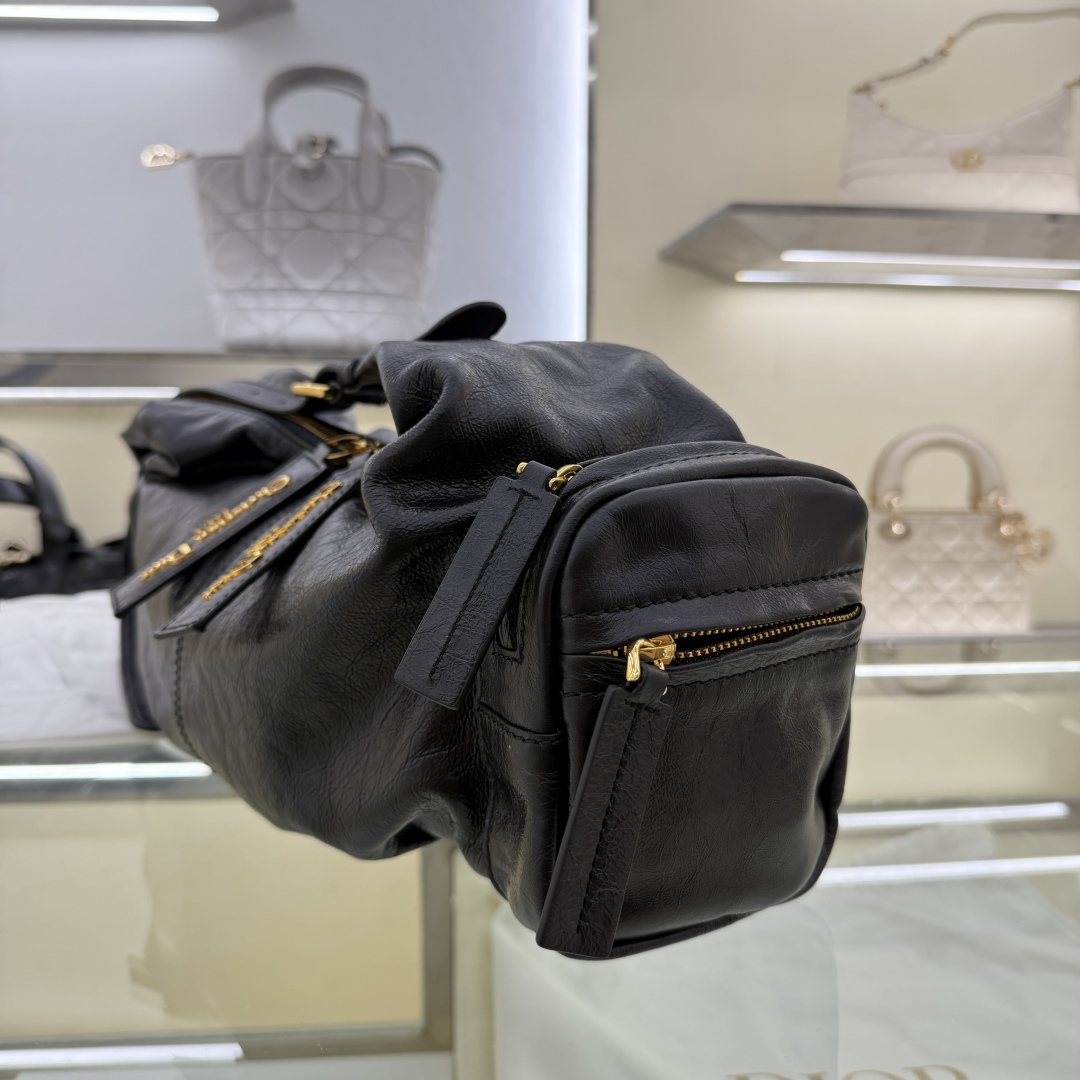 [TOP] Christian Dior Grand Tour Multipocket Bag 30.5x18x16cm - Black