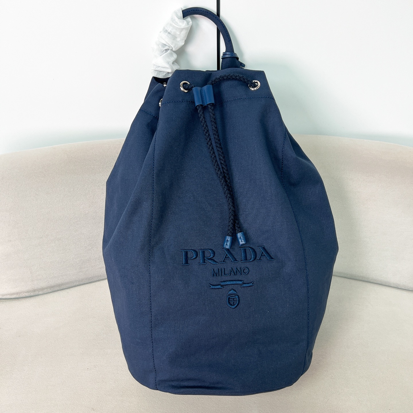 [TOP] PRADA Drawstring Canvas Travel Bag 34 x 55x 34 cm - 3 Colors