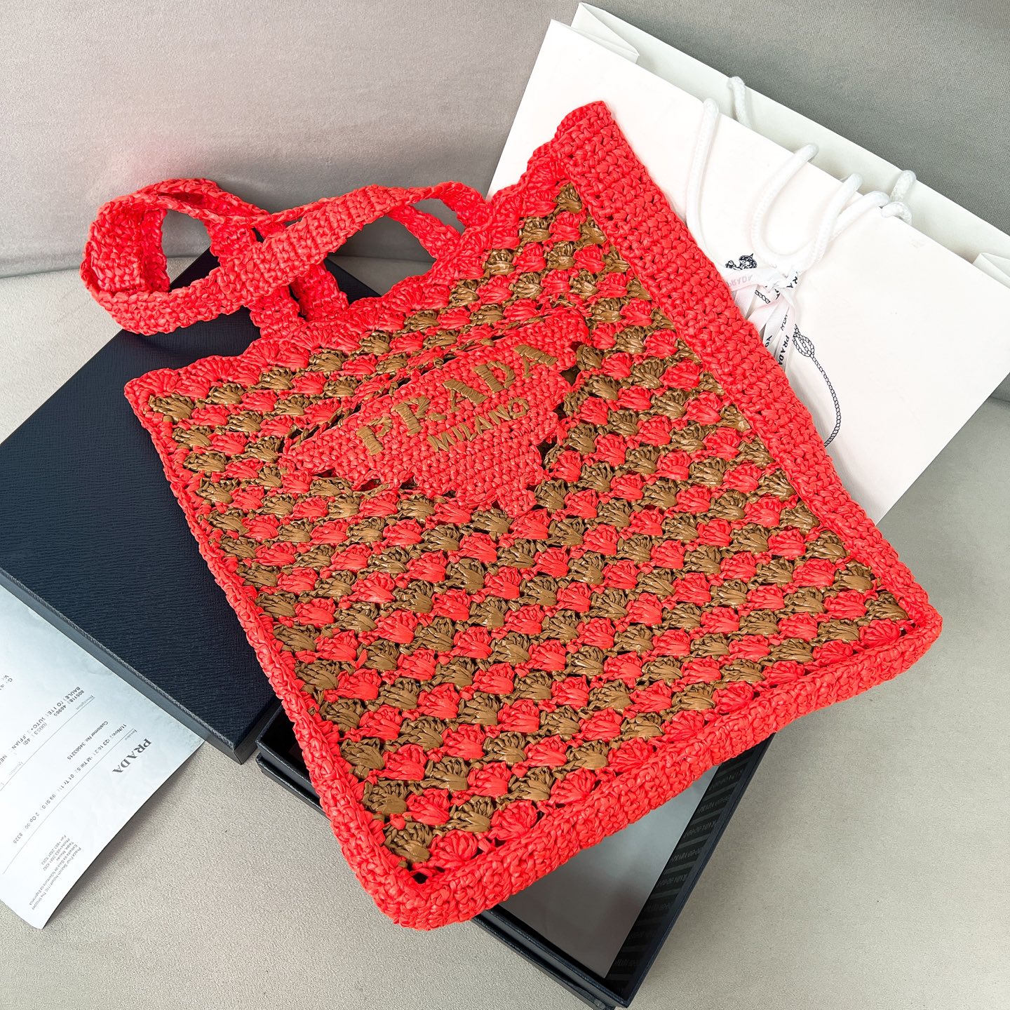 [TOP] PRADA Tote Bag 36 x 38 x 3cm - 3 Color