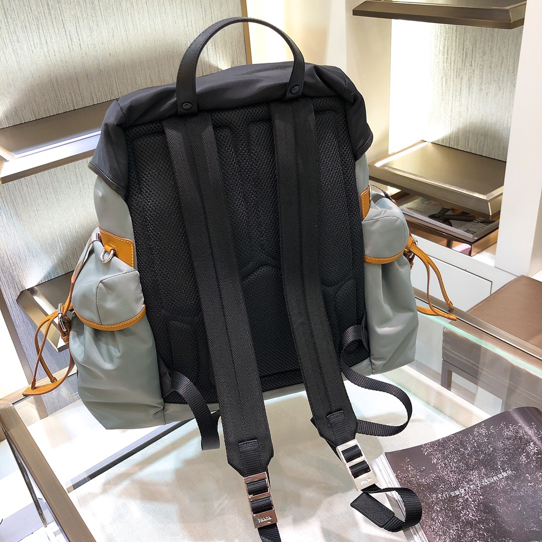 [TOP] PRADA Saffiano Fabric Backpack 27*45*17cm - 2 Colour