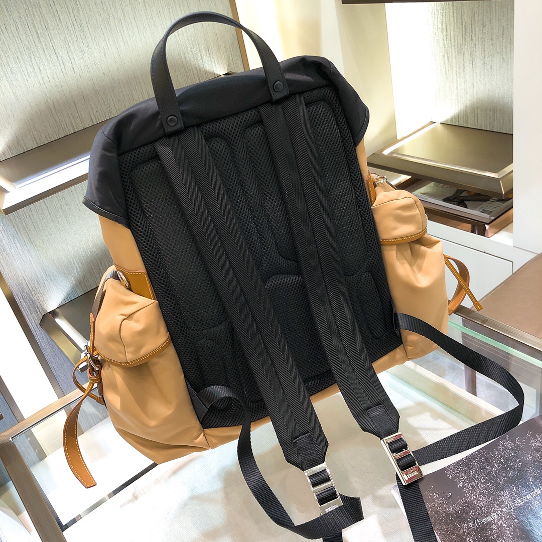 [TOP] PRADA Saffiano Fabric Backpack 27*45*17cm - 2 Colour