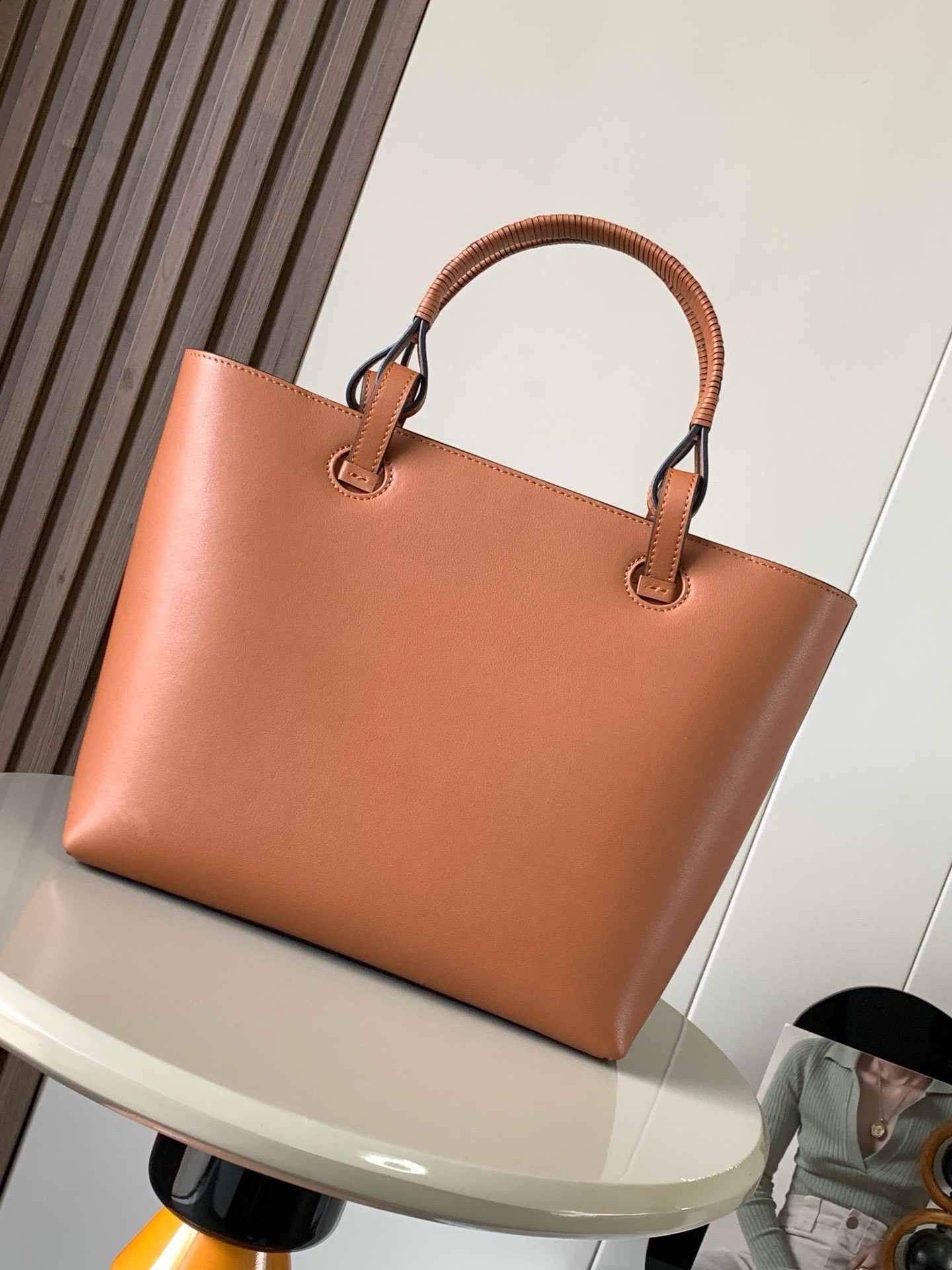 [TOP] LOEWE Anagram Tote Bag 29x25x14CM - Brown