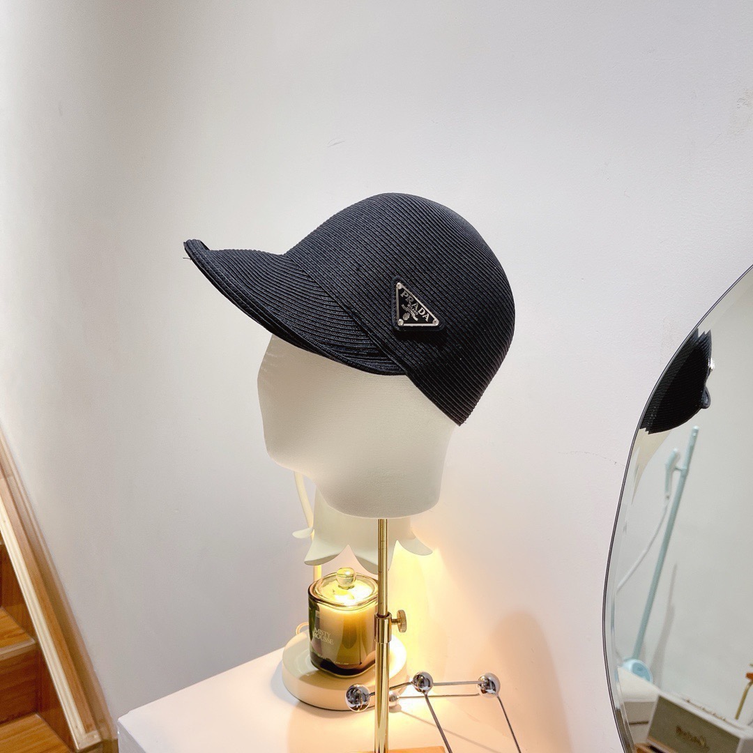 [TOP] PRADA Woven Hat - 3 Color