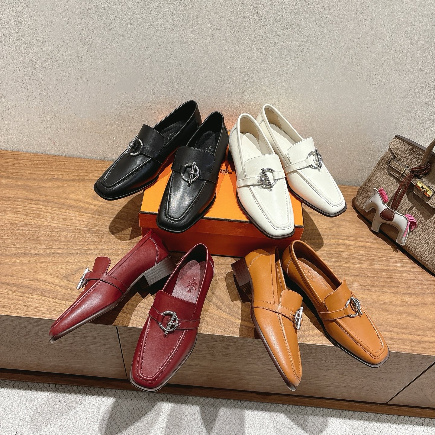 [TOP] HERMES Loafers Shoes - 4 Colors