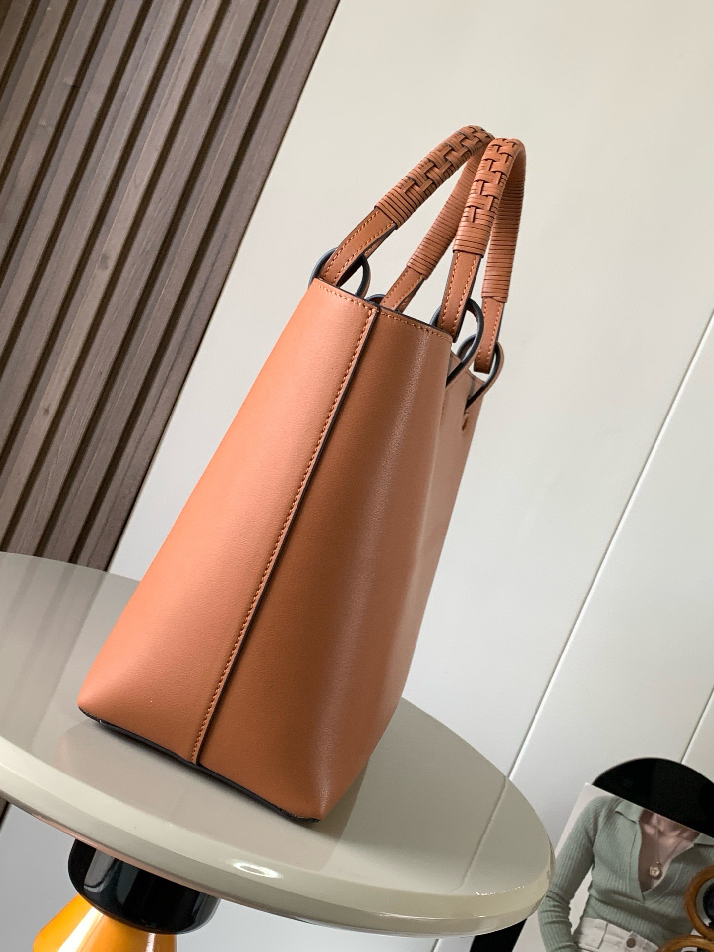 [TOP] LOEWE Anagram Tote Bag 29x25x14CM - Brown