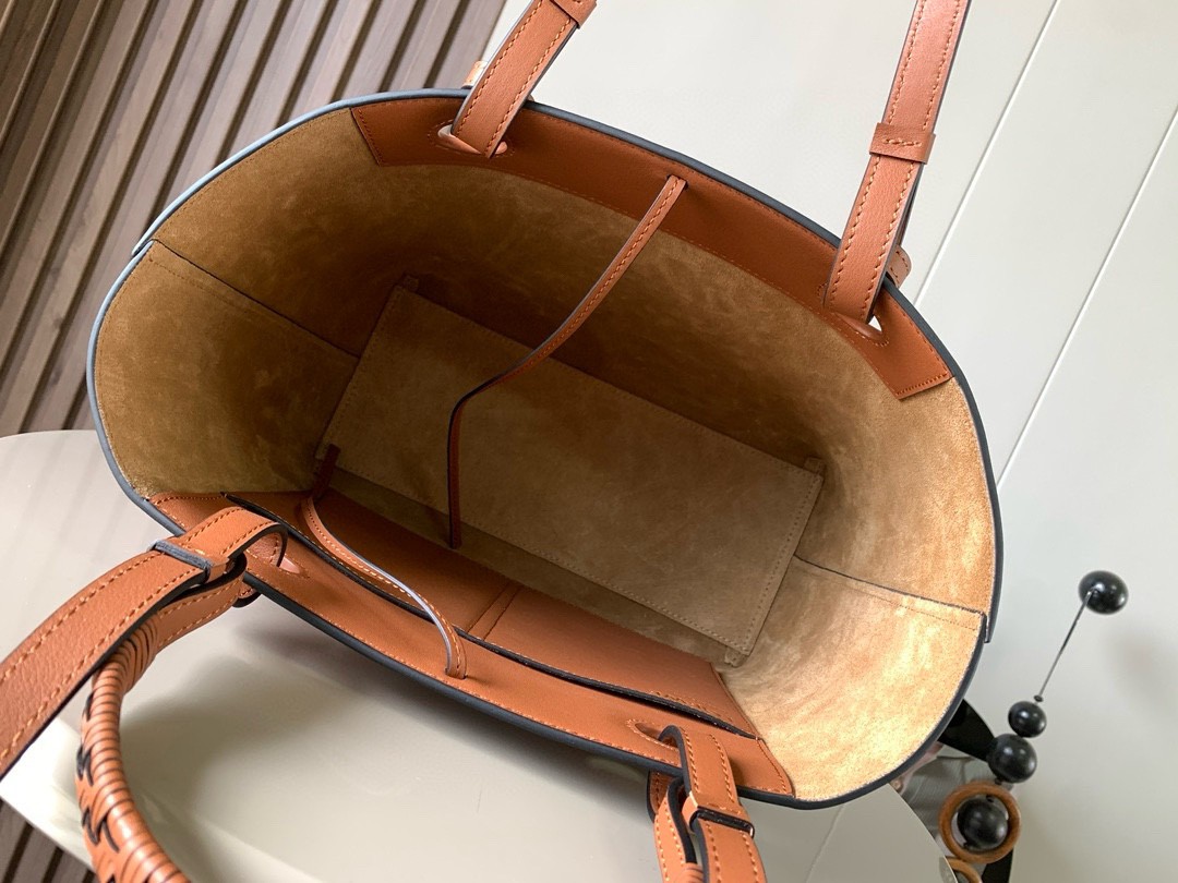 [TOP] LOEWE Anagram Tote Bag 29x25x14CM - Brown
