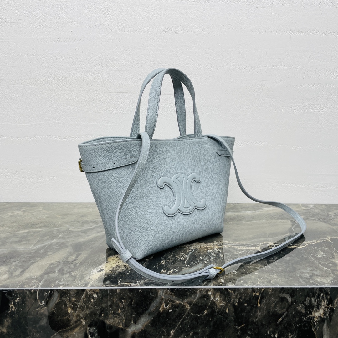 [TOP] CELINE Cabas Anais Bag Grained Calfskin 20x21x10cm - 5 Color