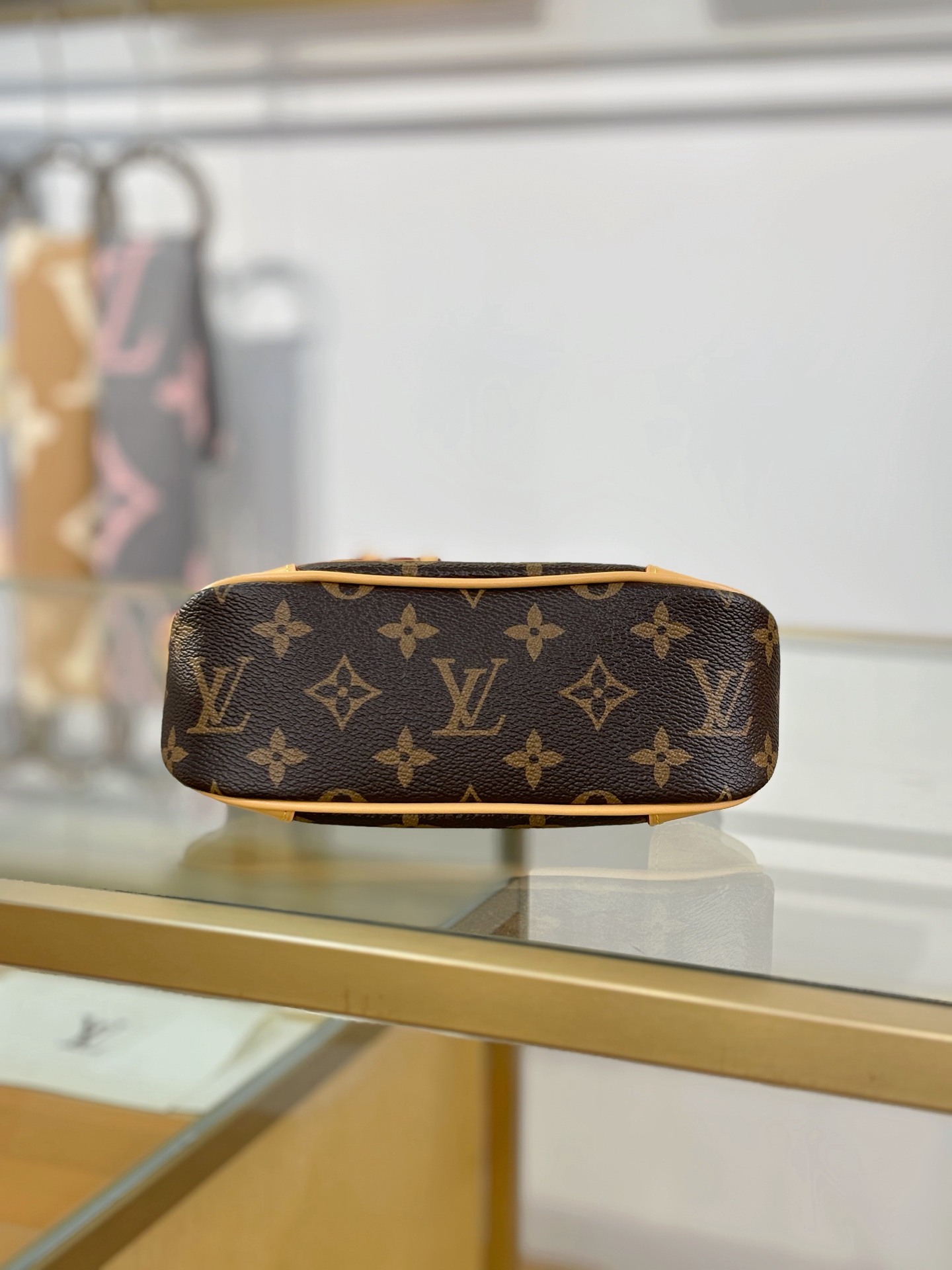 [TOP] Louis Vuitton LV Boulogne Odeon Bag Monogram Nano 21x11.5x7cm - Brown
