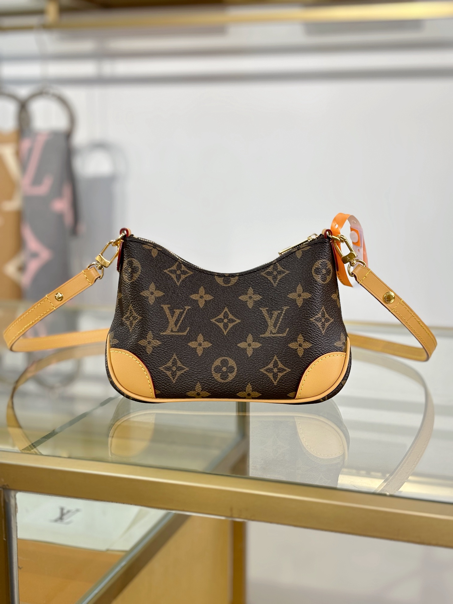 [TOP] Louis Vuitton LV Boulogne Odeon Bag Monogram Nano 21x11.5x7cm - Brown