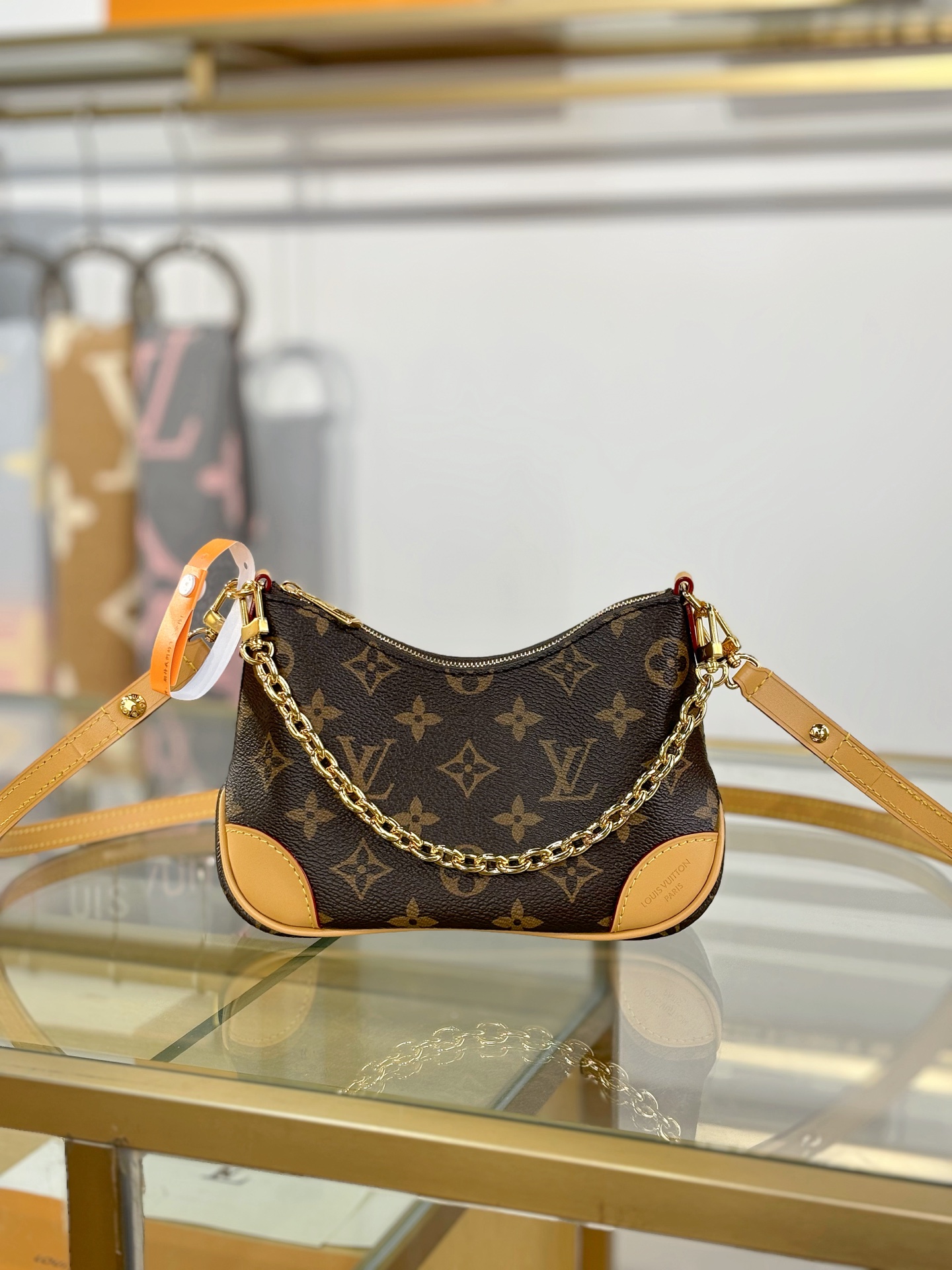 [TOP] Louis Vuitton LV Boulogne Odeon Bag Monogram Nano 21x11.5x7cm - Brown