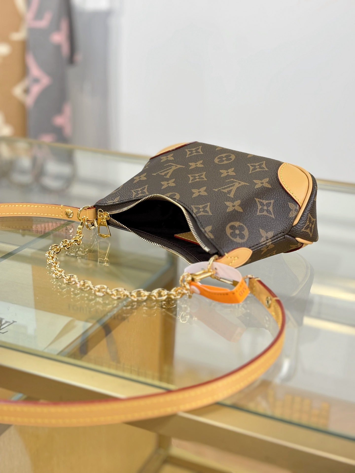 [TOP] Louis Vuitton LV Boulogne Odeon Bag Monogram Nano 21x11.5x7cm - Brown